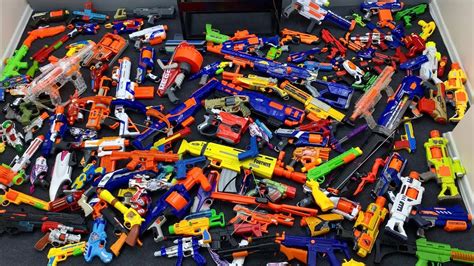 Too Many Toy Guns Hundreds Of Nerf Guns Weapon Collection Youtube