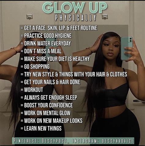 Glow Up Physically In 2021 Beauty Routine Tips Glow Up Tips Beauty