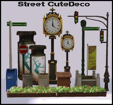 Dees Sims2 Stuff Street Sign Decor Sims 2 Sims