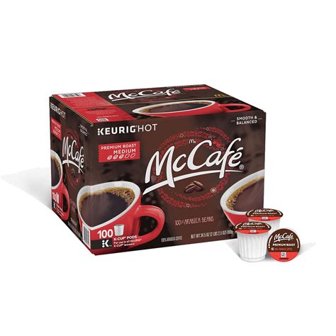 Mccafé Premium Medium Roast K Cup Coffee Pods 100 Pods