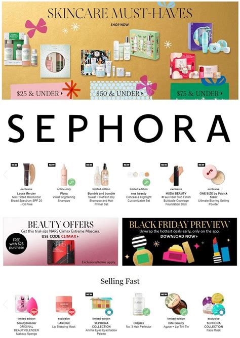 Sephora Black Friday 2021 Ad