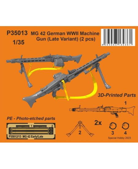 Cmk Czech Master Kits Mg German Wwii Machine Gun Late Variant