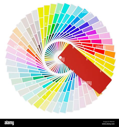 D Pantone Color Palette Guides Stock Photo Alamy