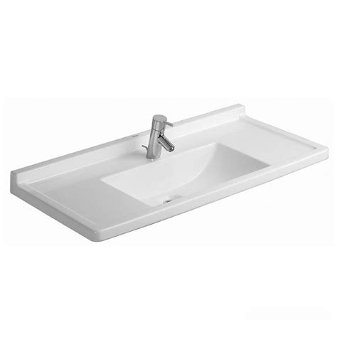 Duravit Starck Lavabo Consolle Cm Monoforo Senza