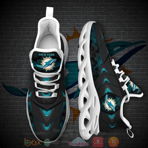 Hot Personalized Miami Dolphins Nfl Football Team Clunky Sneakers Shoes