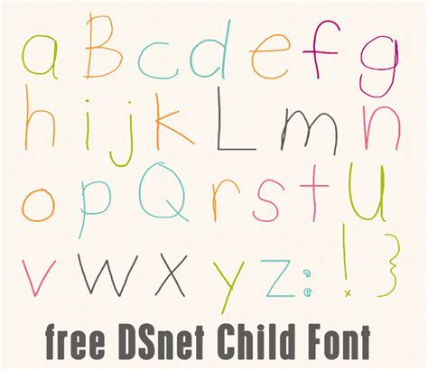 DSnet Child Font | dafont.com