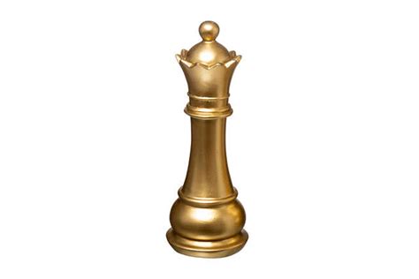 Resin Chess Deco Gold Queen Malloupas Papacostas