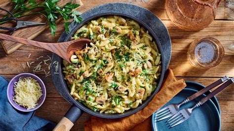 Champignon Sp Tzle Pfanne Schnell Einfach Maggi De