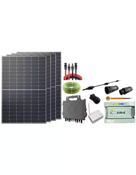 Kit Solaire Autoconsommation Triphas W Avec Micro Onduleur Qt