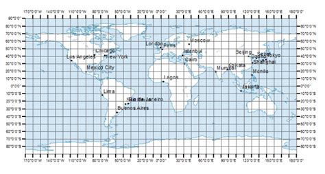 Latitude, Longitude and Coordinate System Grids - GIS Geography