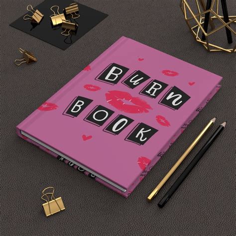 Burn Book Mean Girls Journal Mean Girls Notebook Burn Book From Mean