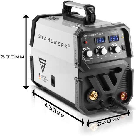 Rétro classique STAHLWERK MIG MAG 135 ST IGBT MIG MAG Machine à