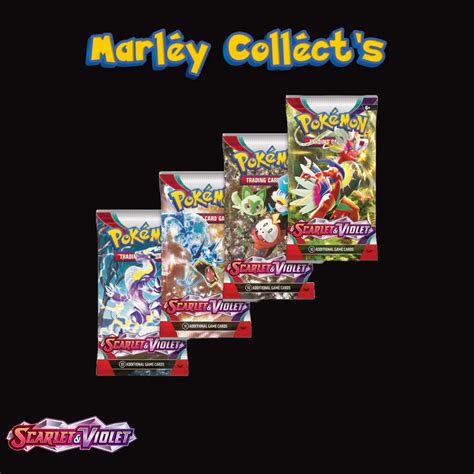 Pokemon Tcg Scarlet And Violet Base Set Booster Packs Marley Collects Ltd