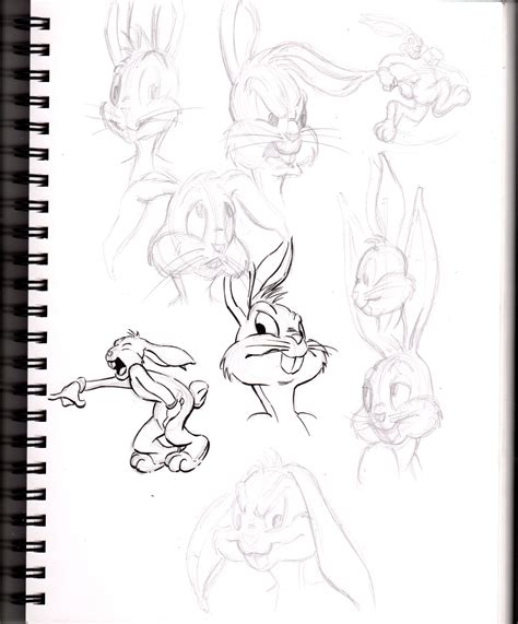 Bugs Bunny Sketches by Sketch64 on DeviantArt