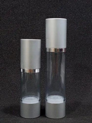 Standard Screw Cap 30ml Matt Silver Acrylic Airless Bottle At Rs 68