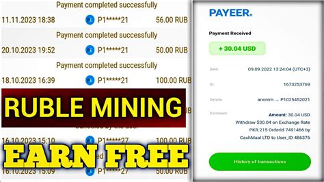 Earn Free Ruble New Mining Site Earn Money Online Without Investment