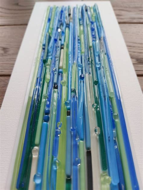 Glass Art Modern Glass Art Fused Glass Art Fused Glass Wall Art 3d