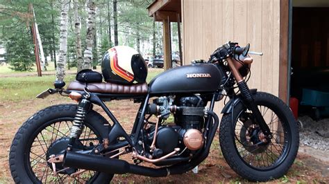 Honda Cb500 Brat Bike By Patrick Couturier Bikebound