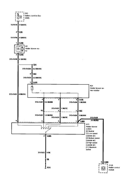 2003 Ford Focus Cooling Fan Wiring Diagram Wiring Diagram