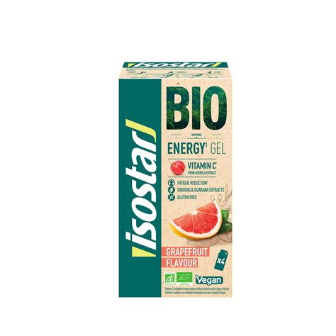 Isostar Bio Energy Gel Grapefruit 4x25 Gram