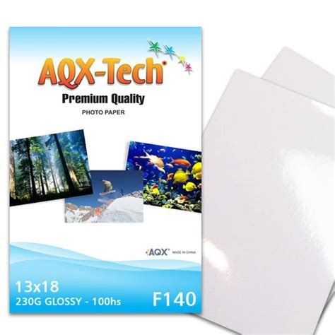 Papel Fotografico Glossy Brillante X Gr Por Hojas Aqx F Aqx