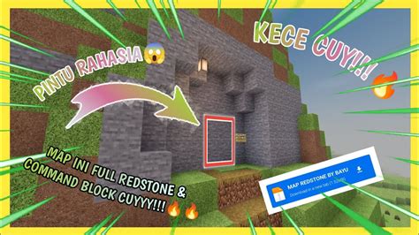 MINECRAFT 184 GOKIL MAP INI PUNYA PINTU RAHASIA FULL REDSTONE