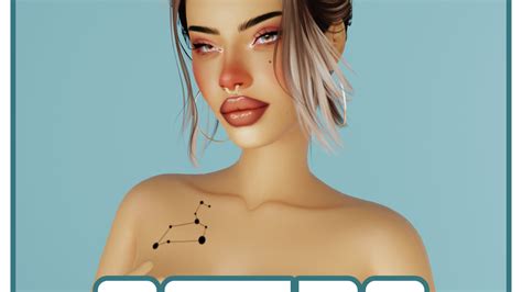 Floral A Skin Detail Cc Pack By Peachyfaerie Artofit