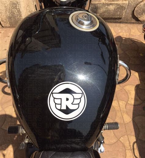 Royal Enfield R Logo Stickers In Custom Colors And Sizes