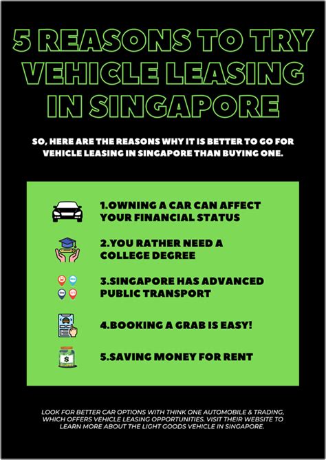 reasons   vehicle leasing  singapore