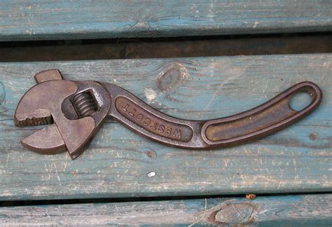 Vintage Wrench Westcott 12 Monkey Wrench Adjustable By Idugitup