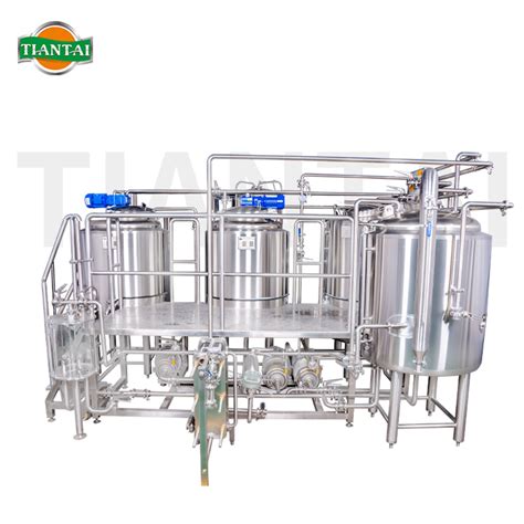 10 Barrel Steam Four Vessel Ginshop Microbrewery Beer Machine For Sale