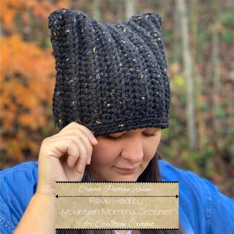 Chunky Cat Ear Beanie Crochet Pattern Review Cre Tion Crochet