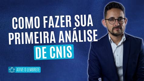 Como Fazer Sua Primeira An Lise De Cnis Youtube