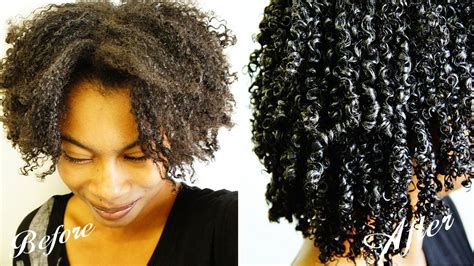 Wash N Go Gel Technique Kinky Coily Hair 4b 4a 3c Youtube