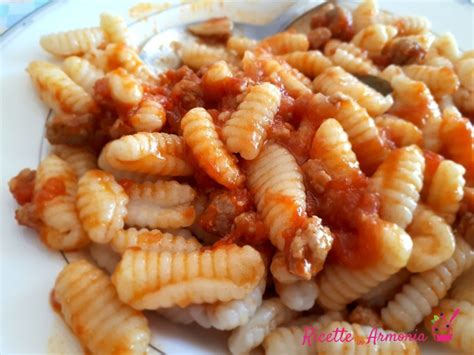 Gnocchetti Sardi Fatti In Casa Ricette In Armonia