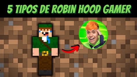 5 Tipos De Robin Hood Gamer No Minecraft Shorts Youtube