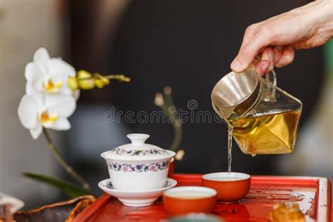 The Tea Ceremony. the Hands of Man Pouring Tea. Stock Photo - Image of ceremony, liquid: 90165032