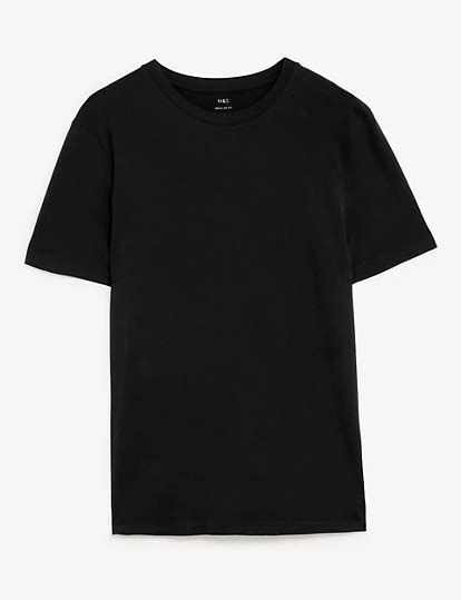 Pure Cotton Crew Neck T Shirt