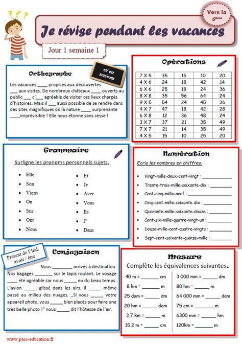 Seul Menteur Passeport Exercices Cm Eme A Imprimer Grincer Inspirer Jeune