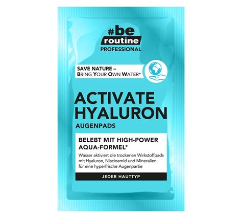 Be Routine Activate Hyaluron Augenpads