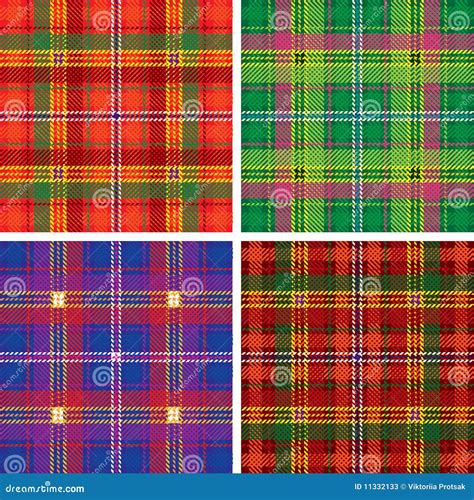 Seamless Tartan Plaid Stock Vector Illustration Of Checkered 11332133