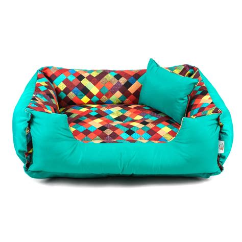 Cama Pet Cachorro Gato Lola Impermeável M Colors Verde Senhor Bicho