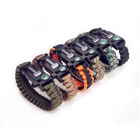 Bracelet De Survie Multifonction En Paracorde De Mm Accessoire D