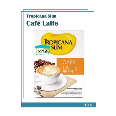 Jual Box Tropicana Slim Cafe Latte Sachet Kopi Krimer Sugar Free