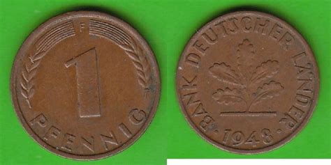 Brd Pfennig F Bank Deutscher L Nder Vf Ma Shops