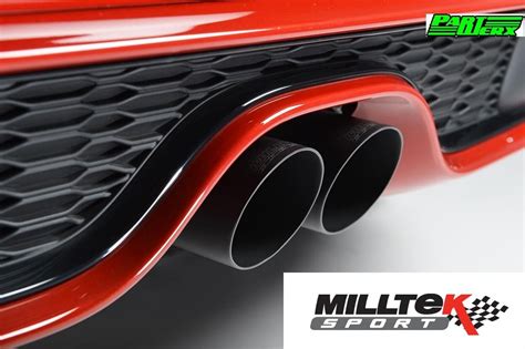 Mini Cooper S T F Milltek Sport Cat Back Exhaust X Black Gt Non