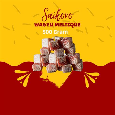 Jual Saikoro Wagyu Meltique 500 Gram Shopee Indonesia