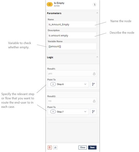 empty chat flow user guide