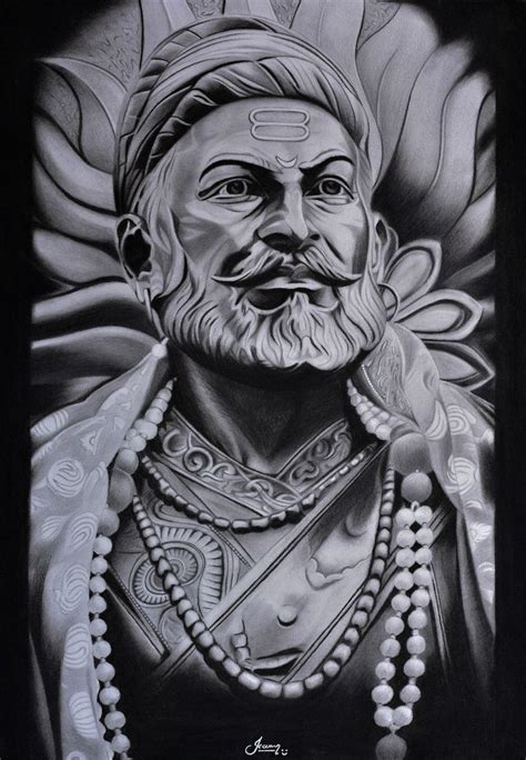 Chhatrapati Shivaji Maharaj Sketch Pencil Sketch Images Realistic