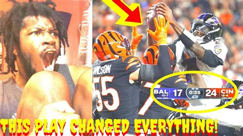 Bengals Vs Ravens Reaction Wildcard Baltimore Ravens Vs Cincinnati